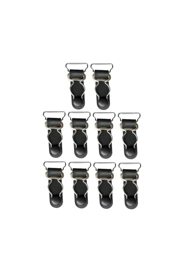 Bas à bretelles pour femmes, Punk Goth, bretelles de cuisse, ceinture de jambes, pinces à bretelles noires, accessoires 20mm-