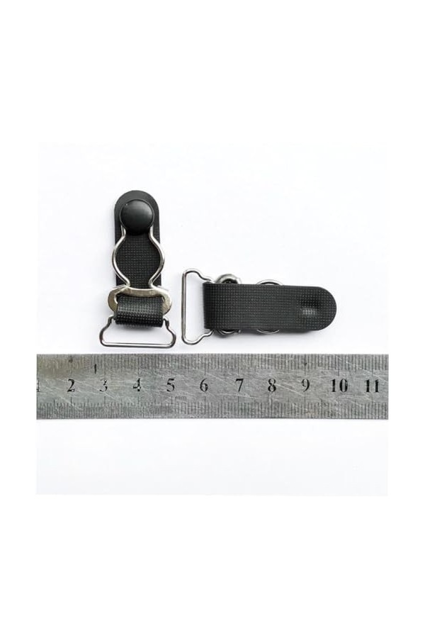 Bretelles élégantes Punk Goth - Porte-jarretelles pour femme avec pinces à bretelles pour bas noirs - Porte-jarretelles tenda