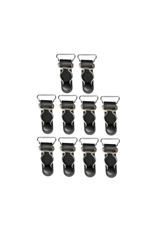 Bretelles élégantes Punk Goth - Porte-jarretelles pour femme avec pinces à bretelles pour bas noirs - Porte-jarretelles tenda