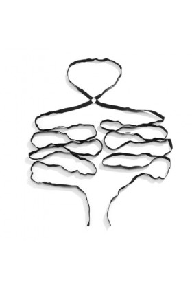 Enveloppement Bras Punk Bretelles Croisées Élastiques Enveloppes Jambes Porte-Jarretelles pour Halloween Danse Festival Musiq