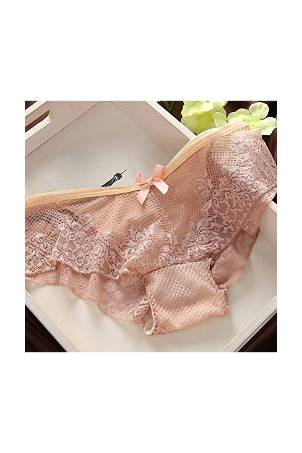 Zannycn Lingerie sexy pour femme - Sous-vêtements sexy - Grandes tailles - Sous-vêtements pour femme - Lingerie sexy, beige, 