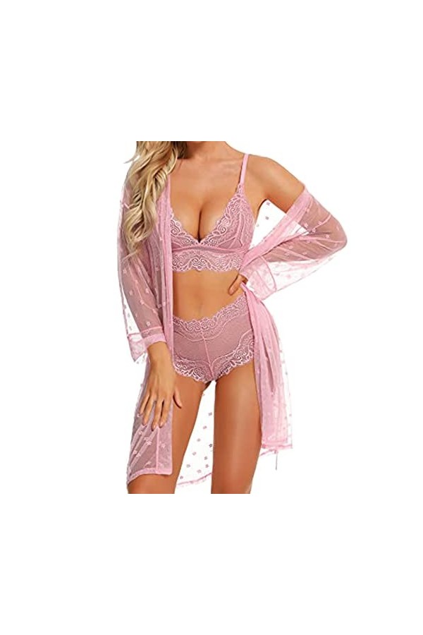 Lingerie Sexy Femme Coquine Hot Tenue Erothique Sexy Saint Valentin Costume Ensemble Deux PièCes Grande Taille Saint Valentin