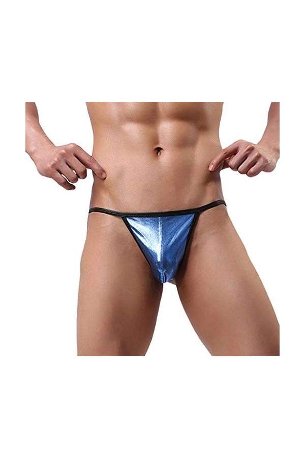 String en Coton pour Homme Confortable sous-vêtements Sexy Strings sous-vêtements Athletic Supporter Briefs String avec Grand