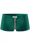 CUTeFiorino Sous-vêtements pour homme sexy Low Rise Briefs Ice Thread Caleçon Fashion Ride Up Sous-vêtements, vert, XL