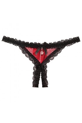 Générique Lingerie Soap Culotte Sexy Dentelle Ouvert Entrejambe Basse sous-Vêtements Femme Culotte Culotte Taille Intime Sexy