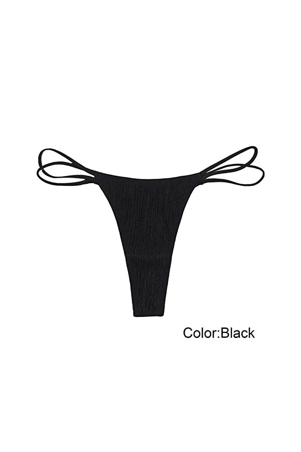 Culotte en dentelle sexy pour femme - Culotte hipster - Lingerie de nuit - Culotte transparente - Brésil - Sous-vêtements dou