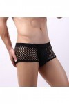 Sous-vêtements May U Big Sexy Mesh Short japonais pour homme Transparent, Noir , M