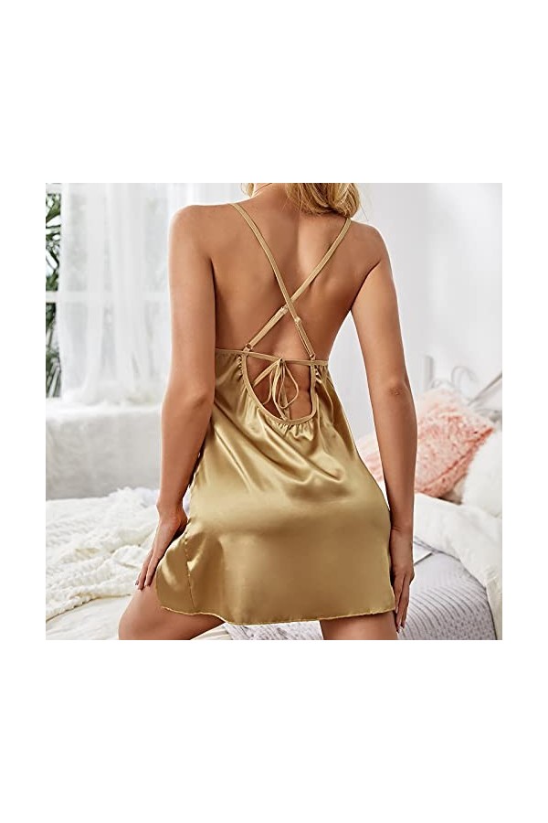 Lingerie sexy pour femme - Lingerie ouverte - Body ouvert - Tenue sexy - Ensemble de lingerie push up - Lingerie érotique - S