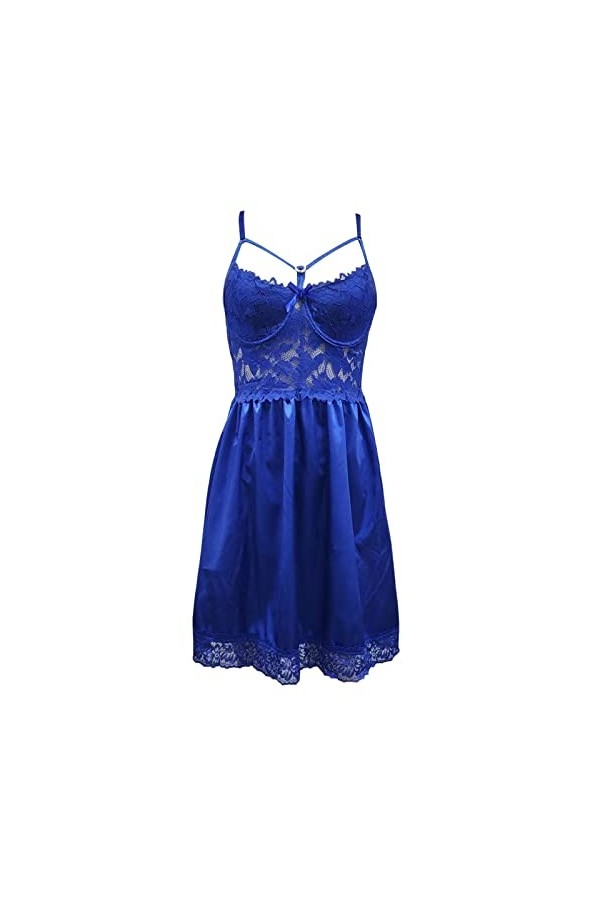 Soutien-Gorge et Culottes de Lingerie en Dentelle sous-vêtements Sexy Dos pour Femmes Pyjamas Sexy Vêtements Sexy matures Nui