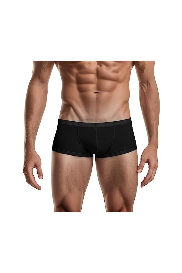 Zannycn String pour homme - Jockstrap - Maillot de bain short pour homme - Sous-vêtements - Slip Power pour homme - String de