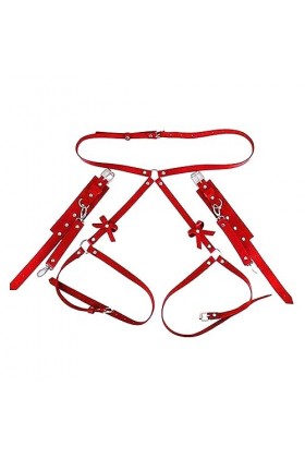 1 ensemble de ceinture de liaison pour femmes, Lingerie, jarretelles, Cage, accessoire de cuisse, Sexy, pour adultes, ensembl