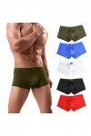 Boxer Homme Hommes Sexy sous-vêtements Lettre imprimé Shorts Bulge Pouch Underpants Homme Sexy Transparent