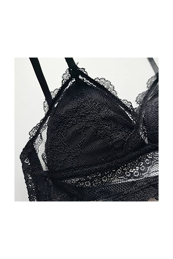 Lingerie Femme Sexy Ensemble Homme Sexy Hot y22k Femmes sans Anneau en Acier sous-vêtements français Sexy Dos Ouvert Beau Dos