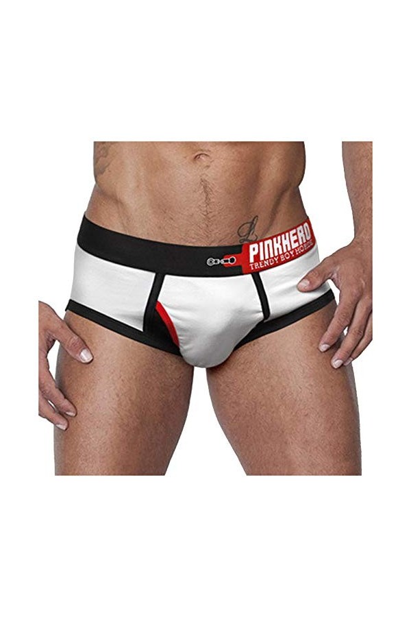 Strings Hommes Nouveautés Les Briefs imprimés pour Hommes Mince Taille Basse Sexy Briefs Respirants Hommes Brefs