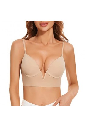 Menstruelle Adolescente Bain Français Profond V Coupe Basse Dos Ouvert en Forme de U Beau Dos sous-vêtements sans Couture Pet