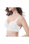 Femmes Sexy Dentelle rassemblée Soutien-Gorge Sangles réglables Coupe du Sein sous-vêtements Legging Cuir Couleur