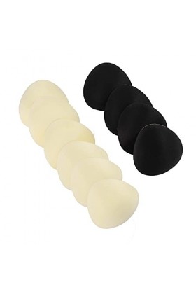 LDadgf Lot de 5 paires de coussinets de sous-vêtements sexy amovibles pour femme, Noir/beige, taille unique