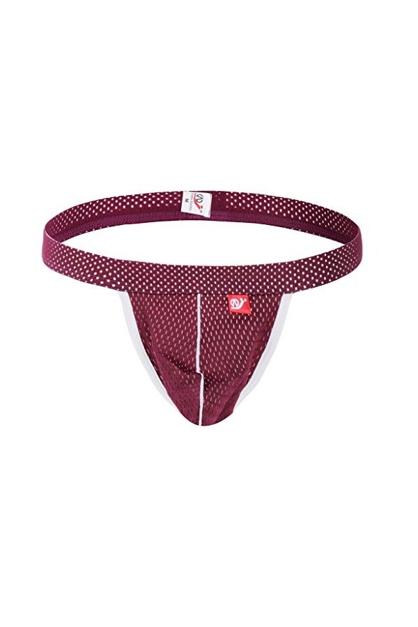 String Homme Transparent Mens Sexy Fashion sous-vêtements en résille Shorts Slip Soft Mesh Briefs G-String sous-vêtements Add