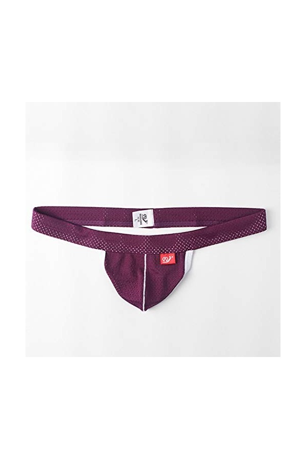 String Homme Transparent Mens Sexy Fashion sous-vêtements en résille Shorts Slip Soft Mesh Briefs G-String sous-vêtements Add