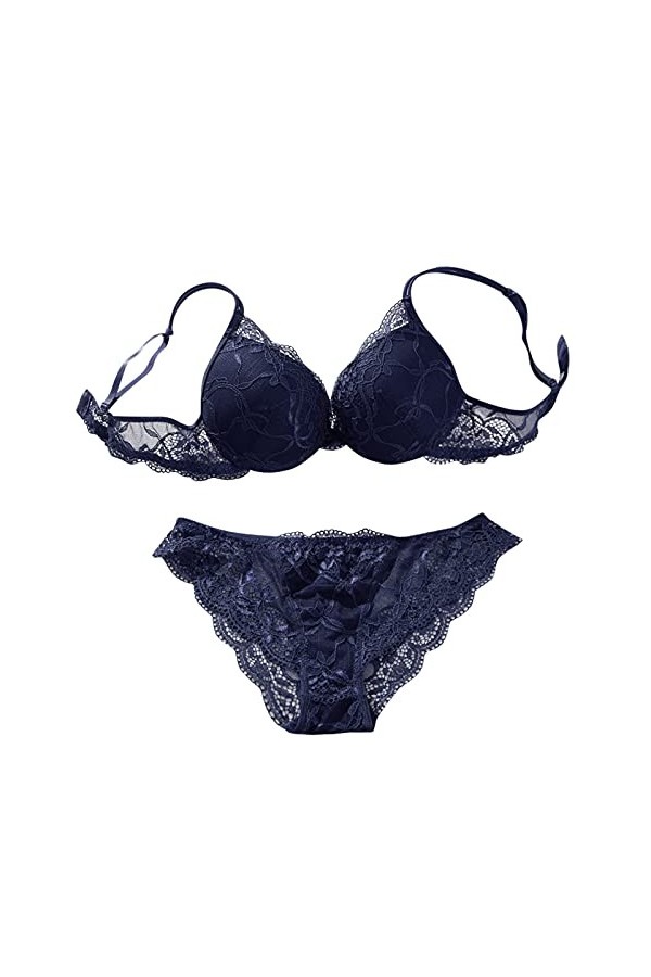 Femme Vêtements De Nuit Sexy Lingerie Sexy Ensemble Erotique Ensemble Soutien Gorge et String Dentelle sous-Vetements 2 Pièce