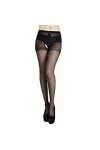 WJPT Femmes Pantalons Ouverts Bas Doux Collants Élastique Pantyhose sous-vêtements