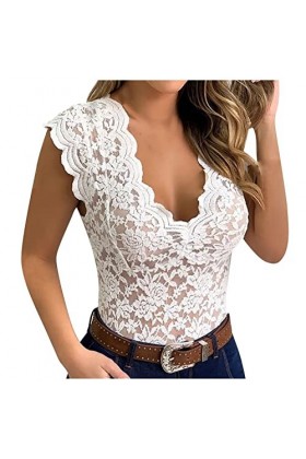 Générique Soutien Gorge Redresse Sein Axami, Femmes Casual Sexy Slim Solid Lace V-Neck Femme Erotic Lingerie Tank Top Ceintur