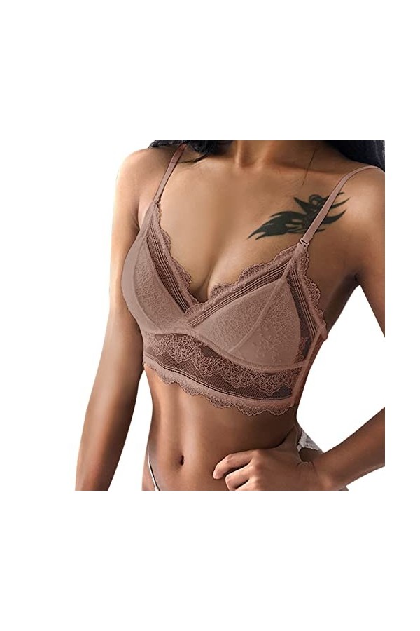 Lingerie Femme Sexy Ensemble Homme Sexy Hot y22k Femmes sans Anneau en Acier sous-vêtements français Sexy Dos Ouvert Beau Dos