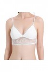 liaddkv Soutien-gorge ComfortSummer Sous-marin Thin Underwear-Cup Back Lace Féminin Femme Ensemble Sexy, Blanc., L