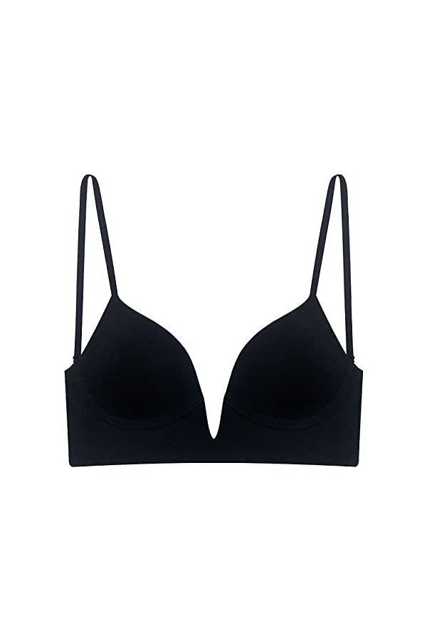 Menstruelle Adolescente Bain Français Profond V Coupe Basse Dos Ouvert en Forme de U Beau Dos sous-vêtements sans Couture Pet