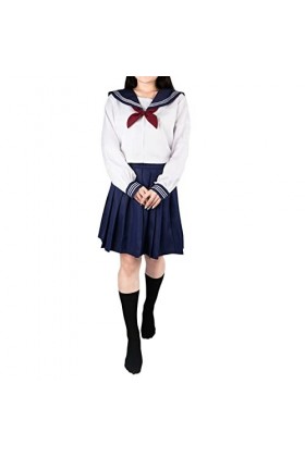 CoolChange Uniforme scolaire japonaise dans le style de Kansai | Costume cosplay décolière | Taille: M