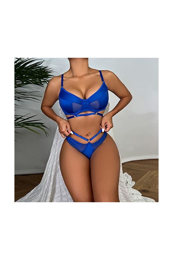Lingerie Nuisette Femme Erotisme Harnais Robe Sexy Hot Grande Taille Body Nuisette See Through Clubwear Harness Nuit Body Sen