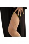 Mignon Cercle Gland Cuisse Chaîne Jambe Corps Chaîne Harnais Gothique Jambe Jarretière Mode Beach Club Party Corps Fourniture