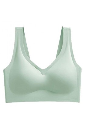 FGUUTYM Lingerie avec collier de perles et soutien-gorge, vert, L