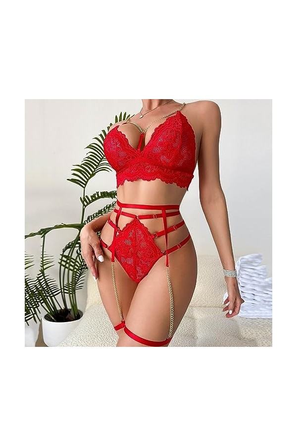 liaddkv Lenceria Extreme Sexy Lingerie Sexy Sexy Sexs Noir Couleur Femmes Sexy Jarretière Lingerie Sex Soutien-gorge et Culot