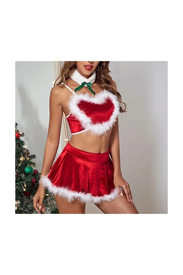 Tenue de jeu de rôle sexy pour femme - Pour sexe - Combinaison pour sexe - Sous-vêtements pour femmes - Laine - Fourrure sexy