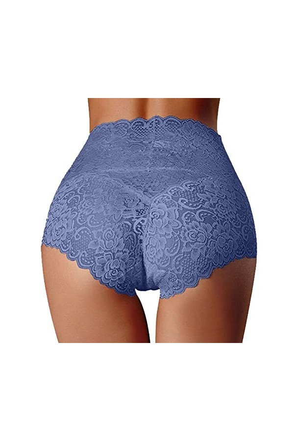 PANPANY Culottes pour Femme Confortables Soutien-Gorge Multipack String Sexy Tanga Culotte Dentelle sous Vetements Multicolor