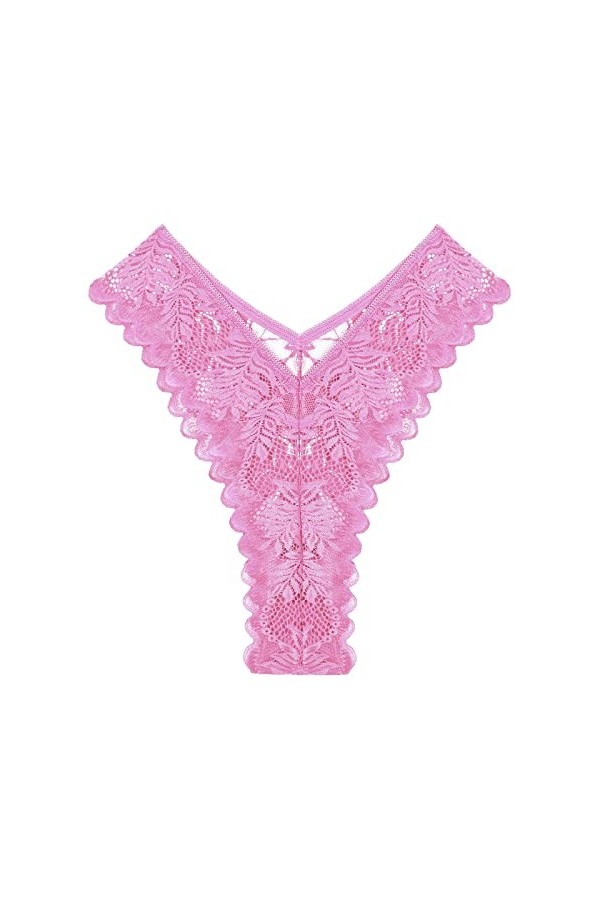 PANPANY Culottes pour Femme String Multicolore Soutien-Gorge Confortables sans Couture Tanga Sexy Slips Femme Dentelle Multip