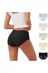 Culottes Et Slips Femme Taille Mi-Haute Culotte Étanches Period Culottes Creux Boxer Classique Légère Slip Washable Couvrante