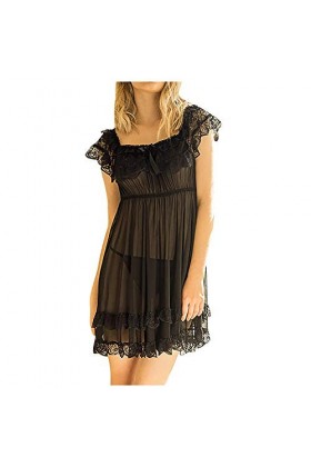 Lingerie Femme Sexy Ensemble Homme Sexy Hot y29k Nightdress Bowknot Pyjama Sexy Femmes Dames-vêtements de Nuit Dentelle Ensem