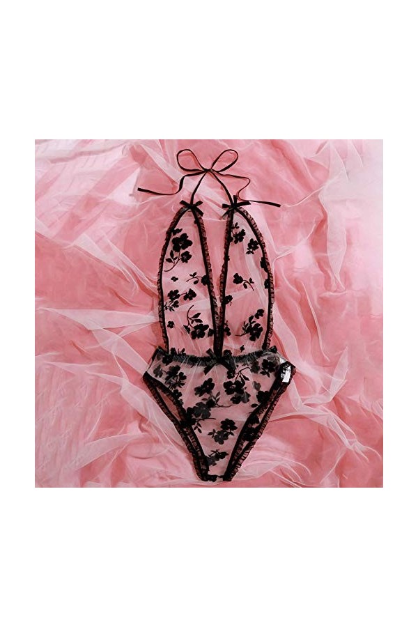 Sexy Transparente Babydoll Lingerie Sexy Robe De Nuit Femme Sexy Cosplay Sexy Hot Lingerie Sexy en Dentelle Nuisette Femme Fe