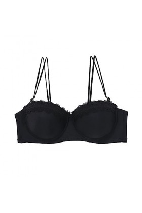 Brassière Femme Sexy Soutien-Gorge Sexy à Bretelles Réglables Effet de Rassemblement et Maintien avec Bordure en Dentelle