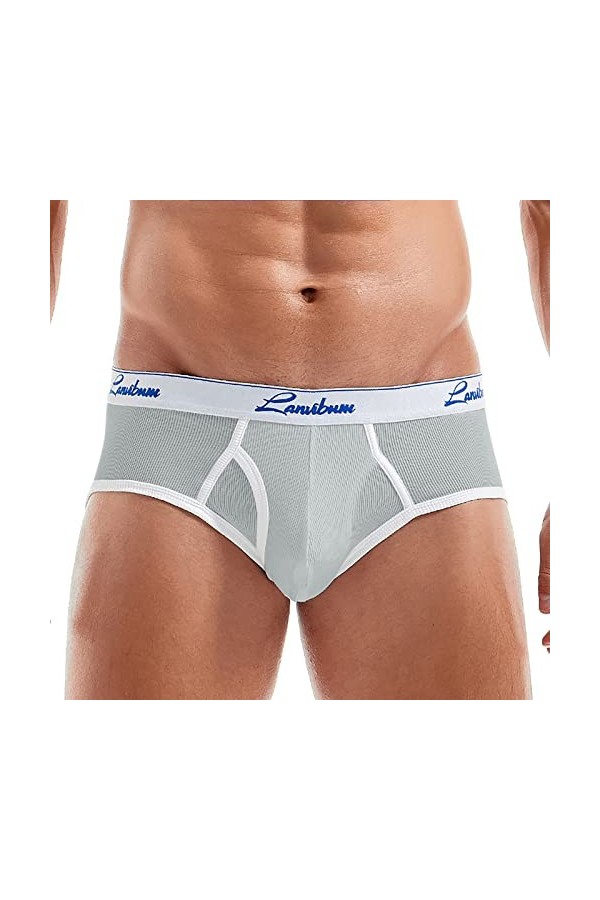 Générique String Homme Sexy Hot Dentelle Slips Boxer Culottes de Mode Masculine Culottes Sexy Ride Up Briefs Underwear Pant R