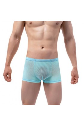 Générique Boxer Homme Maillot de Bain Sexy Briefs Thong Hommes Solide Couleur Sexy Respirant Taille Basse Tricoté Pantalon De