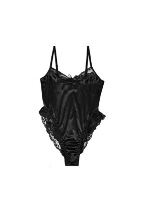 Plus Lingerie Sous-vêtements en peluche sexy Combinaison Body Combinaison Body Dentelle S-XL Femmes Pyjama Lingerie Body Gran