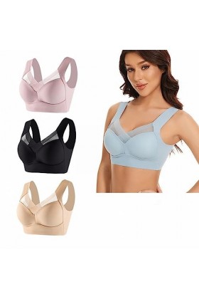 sous-VêTement Femme Noir DéContractéE Coussinets sans Manches Lingerie Sexy Hot Chaude Correcteur De Posture Unicolor Brassiè