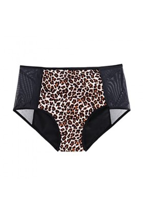 Culotte Anti Fuite Urinaire Femme Lavable Taille Mi-Haute Slip Physiologiques Multicolore Lingerie Coton Tangas Pas Cher Étan