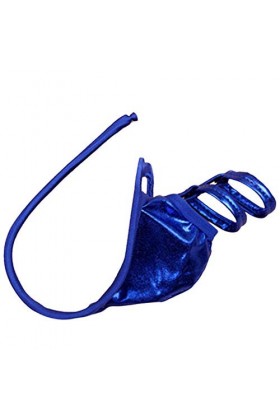 UOWEG sous-vêtements Briefs Traceless Entrejambe pour Hommes G-Strings Lingerie Sexy Une Enfance Lingère Blue, One Size 