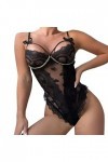 Body Femme Sexy Chic Femmes résille haut ensemble de Lingerie deux pièces maille transparente évider sous-vêtements Sexy voir