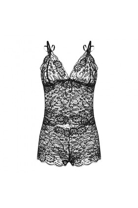 Générique Lingerie Femme Sexy Combinaison Dos Nu en Sexy Femme Souvetements Lingerie Ensemble Costume Lingerie Coquine Linger