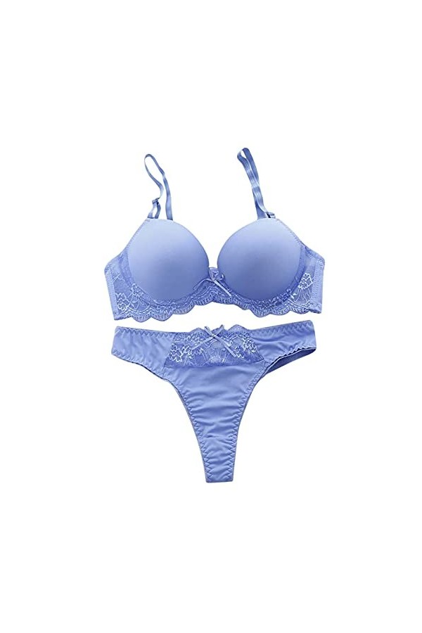 Lingerie Femme Sexy Ensemble Homme Sexy Hot y23k Lingerie Soutien-Gorge rembourrée Dentelle Dames Knicker Pousser vers Le Hau